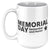 Memorial Day 15oz White Mug