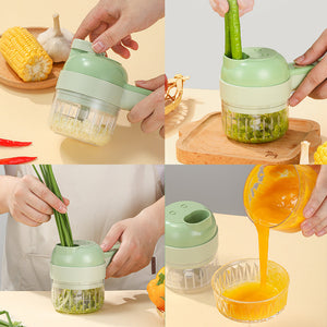 4-in-1  Multifunctional Electric Vegetable Cutter Slicer